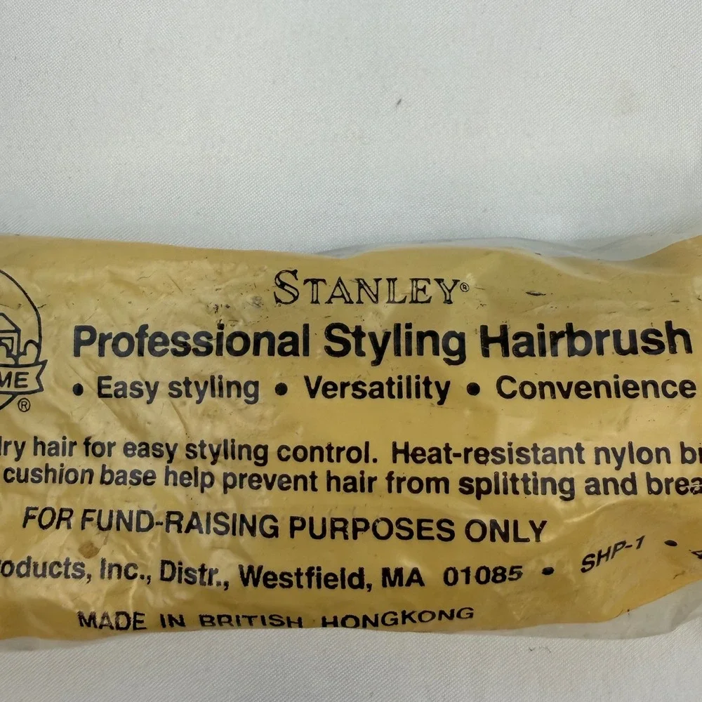 Vintage Stanley Stanhome Professional Styling Hairbrush SHP-1 4038 New Sealed